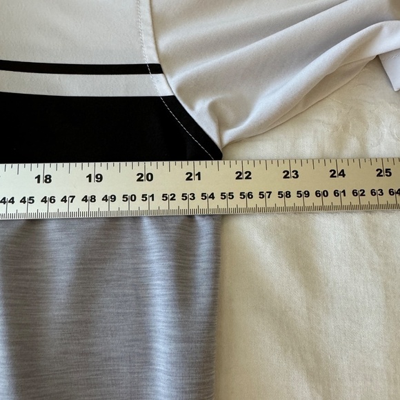 FootJoy FJ Men's Gray/White Performance Short‎ Sleeve Golf Polo Shirt Size Large - Picture 9 of 13